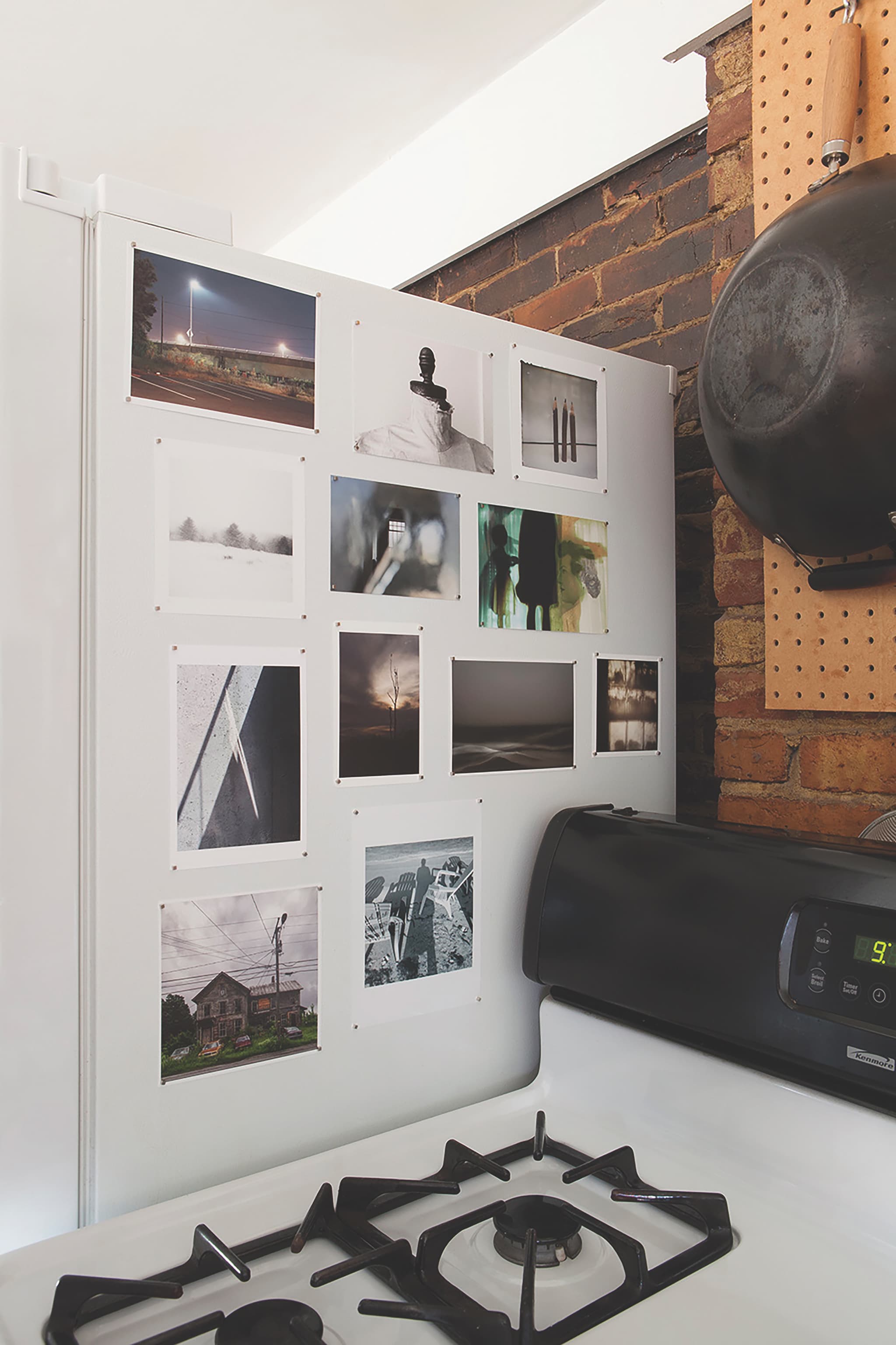 Yorgos Efthymiadis, "The Curated Fridge," Winter 2018. Photo courtesy of the artist.